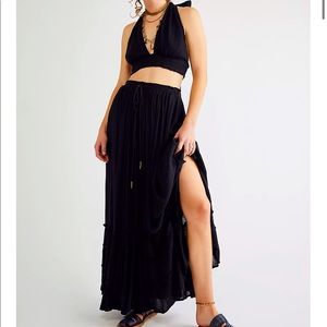 Free People beachy black set